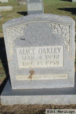Alice Harlan Oakley