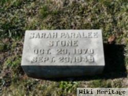 Sarah Paralee Sprinkle Stone