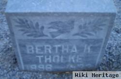 Bertha K Tholke