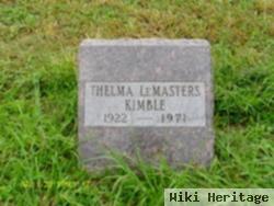 Thelma Lemasters Kimble