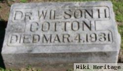 Dr Wilson H Cotton