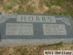 Walker S Hobbs