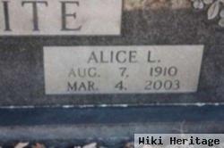 Alice L. White