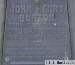 John Henry Burton