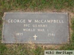 George W Mccampbell