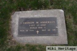 Cameron M Anderson