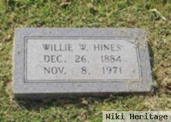 Willie W Hines