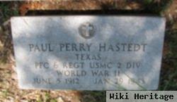 Pfc Paul Perry Hastedt