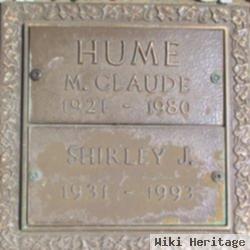 M Claude Hume