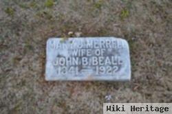 Mary Jane Merrell Beall