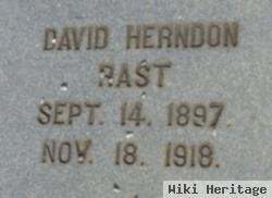 David Herndon Rast