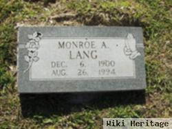 Monroe Augusta Lang