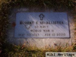 Robert E "bob" Mcallister