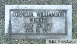 Cornelia Williamson Wicker