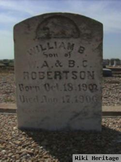 William B Robertson