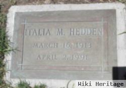 Italia M Hedden