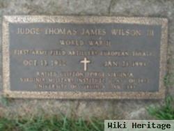 Judge Thomas James Wilson, Iii