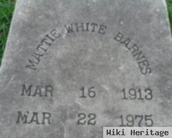 Mattie White Barnes