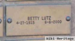 Mary Elizabeth "betty" Lutz