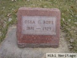 Oska G Rowe