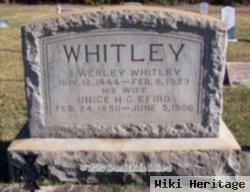 John Wesley "wes" Whitley