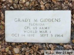 Grady M Giddens