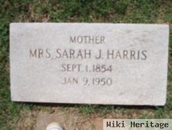 Sarah Jane Smith Harris