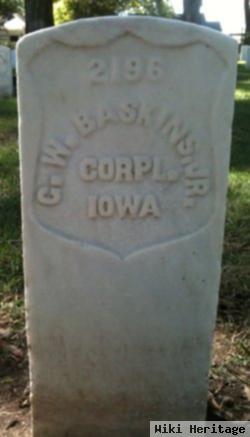 George W Baskins, Jr