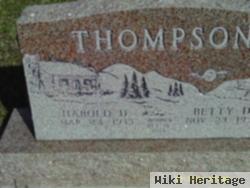 Harold D Thompson