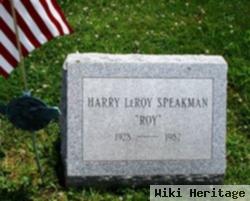 Harry Leroy "roy" Speakman