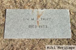 Ida May Sherman Althoff