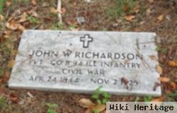 John W Richardson