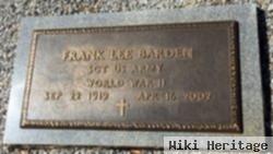 Sgt Frank Lee Barden