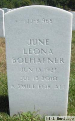 June Leona Lanke Bolhafner