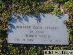 Herbert Cecil "red" Parsley