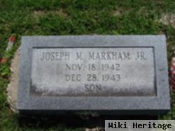 Joseph M "joe" Markham, Jr