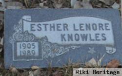 Esther Lenore Knowles