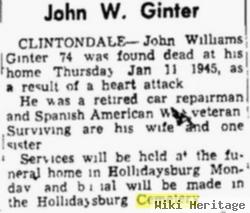 John W Ginter