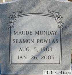 Maude Munday Seamon Powlas
