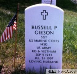 Sgt Russell P "russ" Gieson