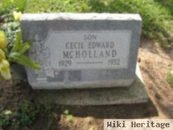 Cecil Edward Mcholland