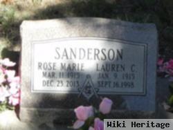 Rose Marie Fitzpatrick Sanderson