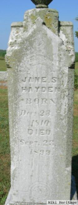 Jane S Hayden