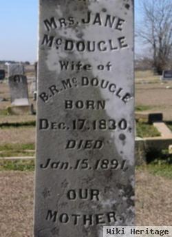 Jane W. Mcdonald Mcdougle