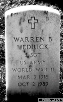 Warren B Hedrick