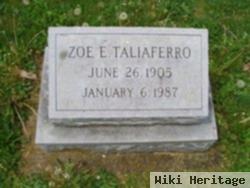 Zoe E Evans Taliaferro