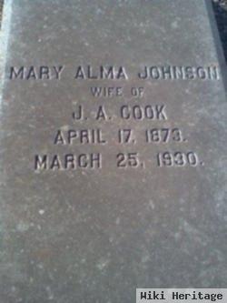 Mary Alma "mollie" Johnson Cook