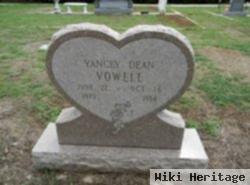 Yancey Dean Vowell