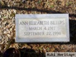 Anne Elizabeth Billups