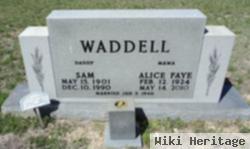 Alice Faye Bates Waddell